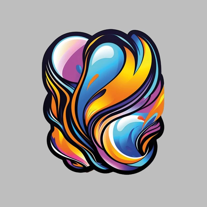 Expression créative : des vagues d’inspiration colorées