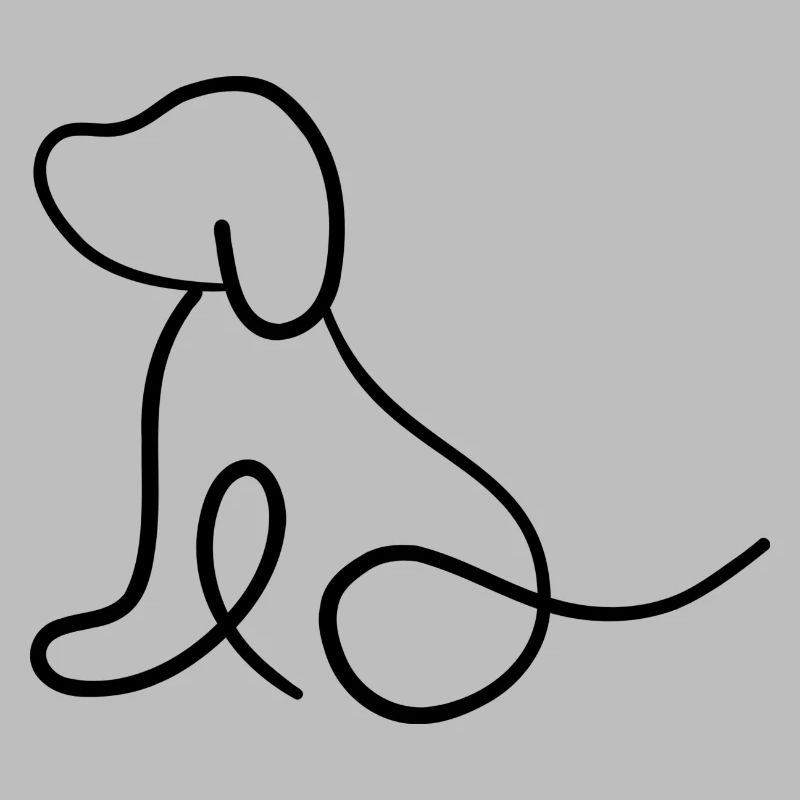 Hundewelpen OneLine
