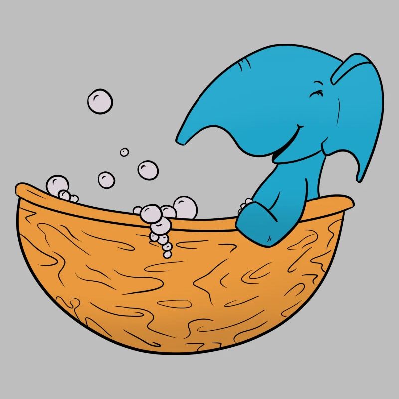 Bain d’éléphant