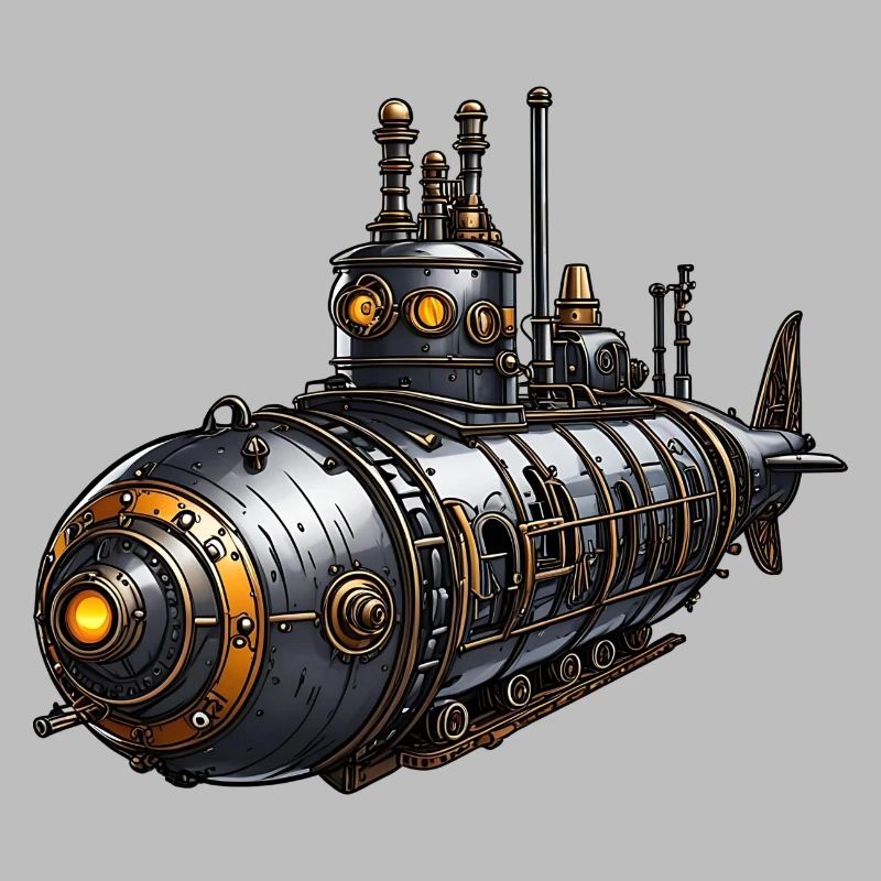 Steampunk-U-Boot
