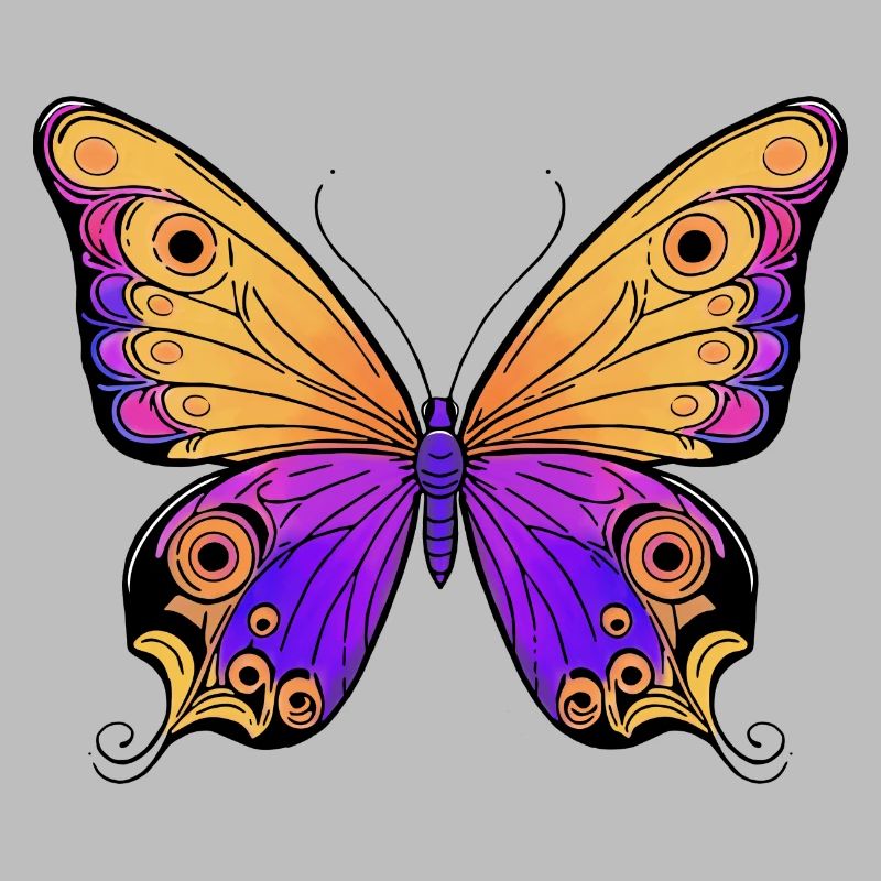 Papillon Multicolore