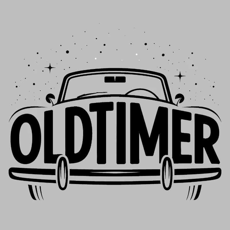 Oldtimer - Cooles Auto-Logo
