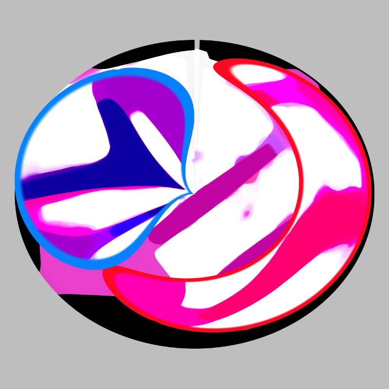 Neon Swirl Abstrakt