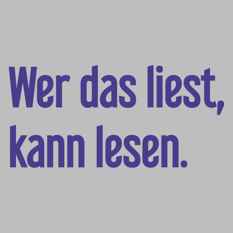 If you read this, you can read.