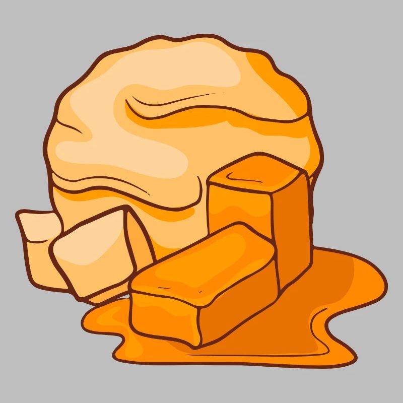 Karamell Eis Speiseeis Eiskrem Eiscreme Kugeleis