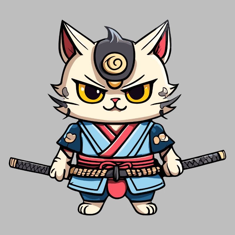 Chat samouraï #38