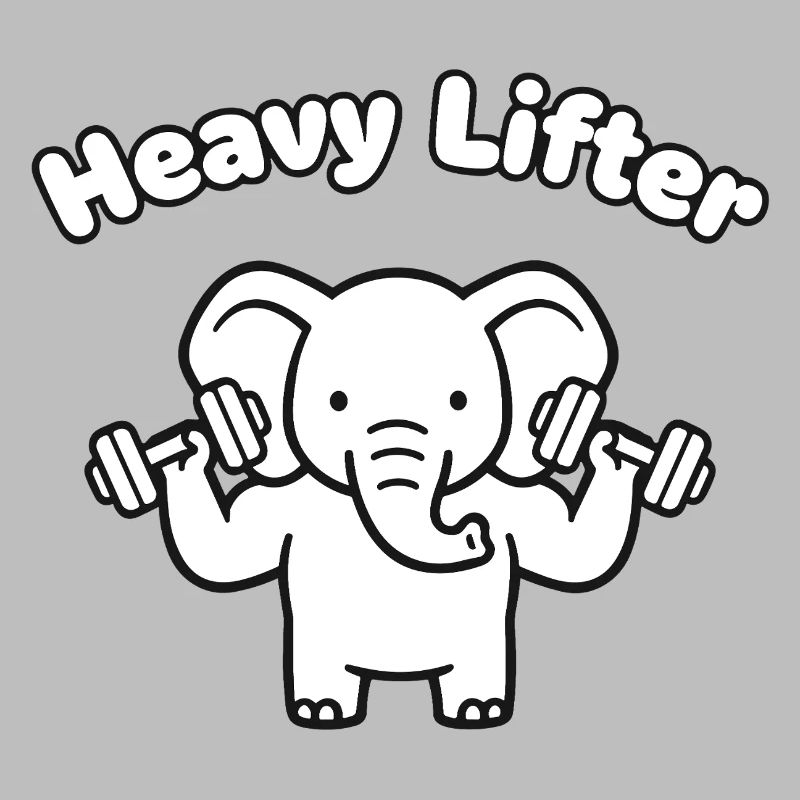 Haltérophile lourd Elephant