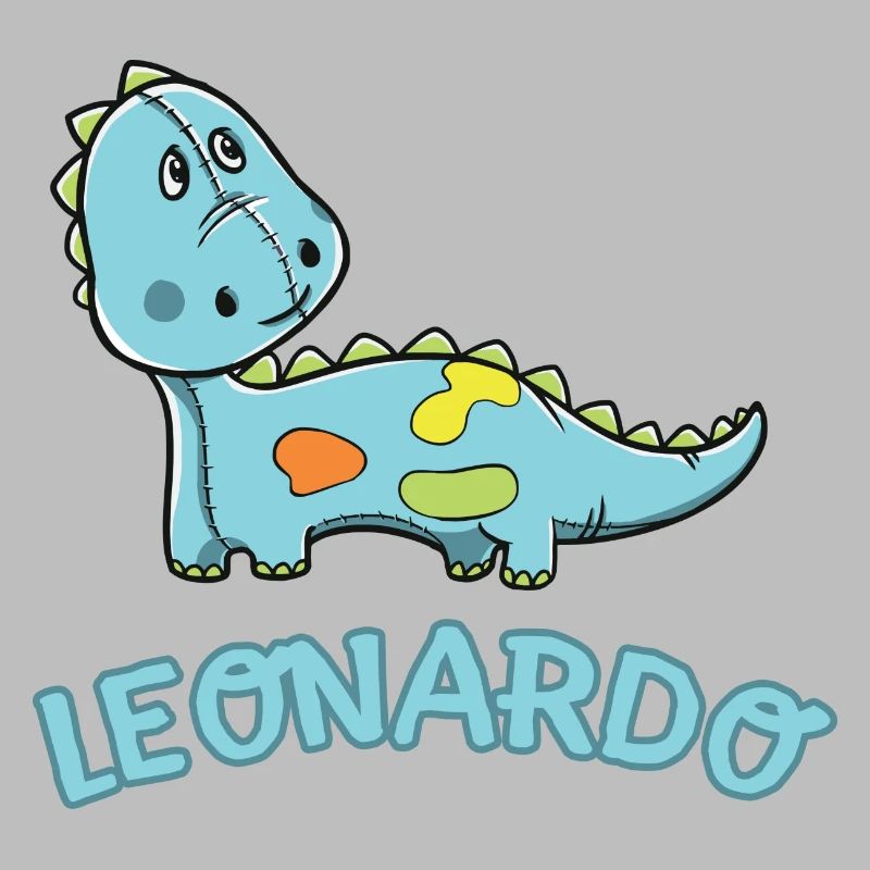 Dinosaurier lustig Kind Leonardo Geschenk Geburtst