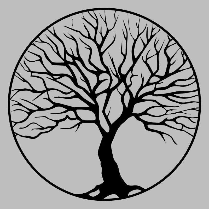 cercle d'arbres