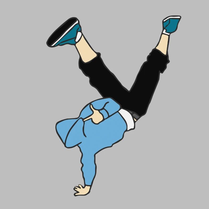 Break dance dancer