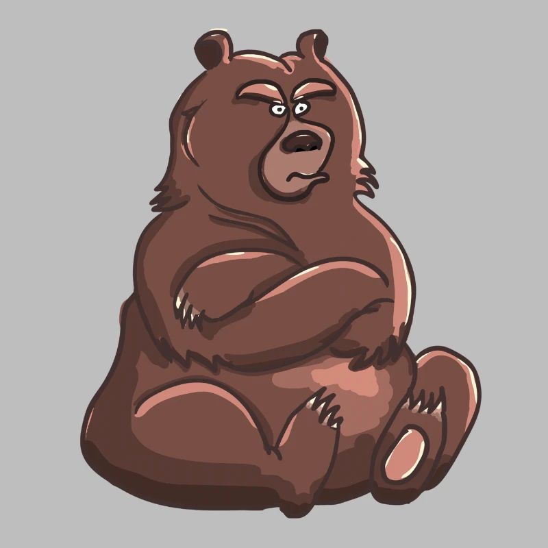 Doba the grumpy bear