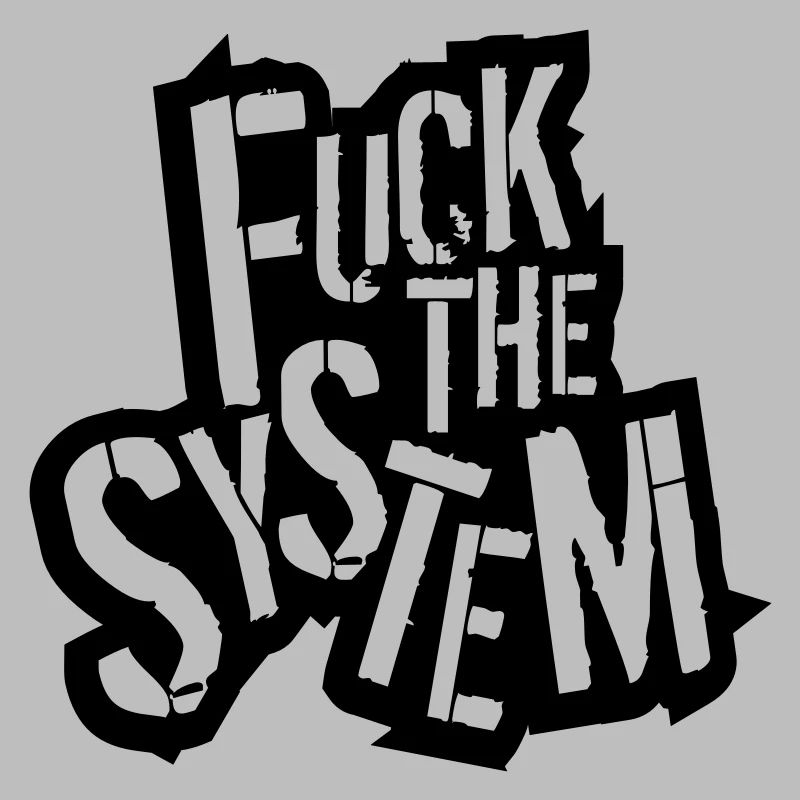 contour plan texte rebelle baiser le logo du système