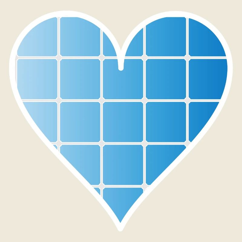 Solar cell as heart for positive energy