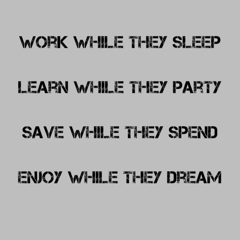 Work while they sleep!