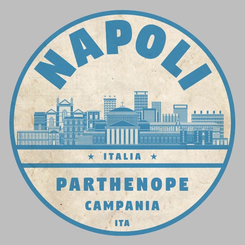 Napoli Skyline Abzeichen