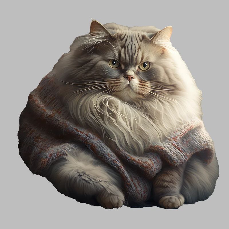 Süße Katze Strick Pullover