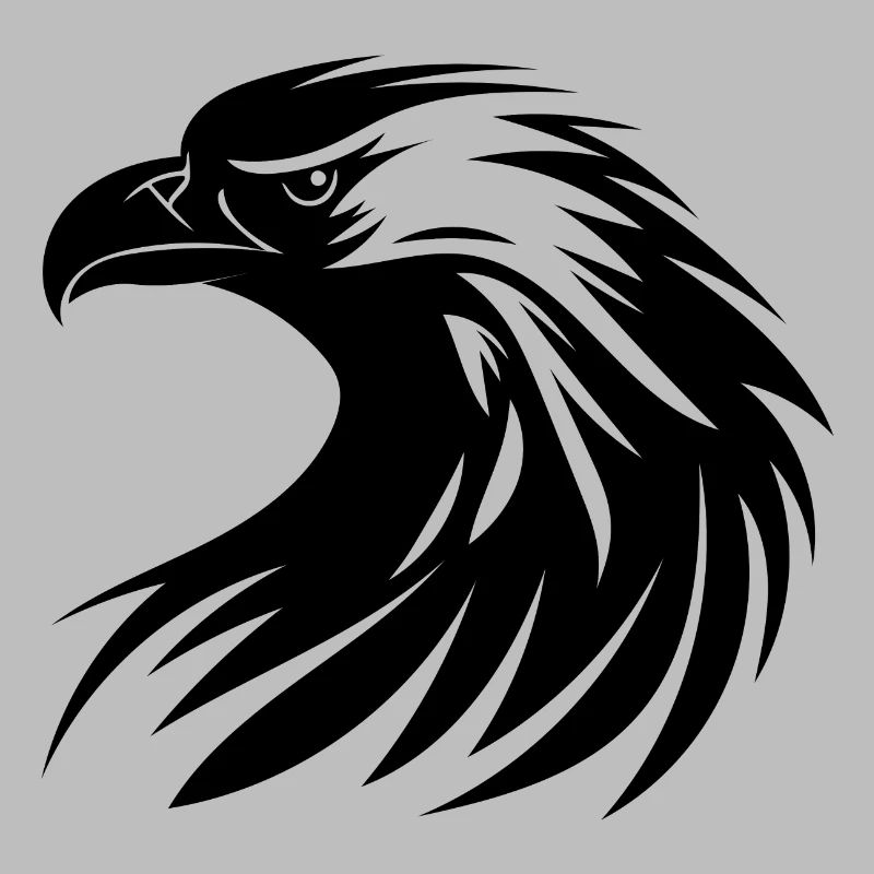 Beau logo Eagle dans le style tatouage