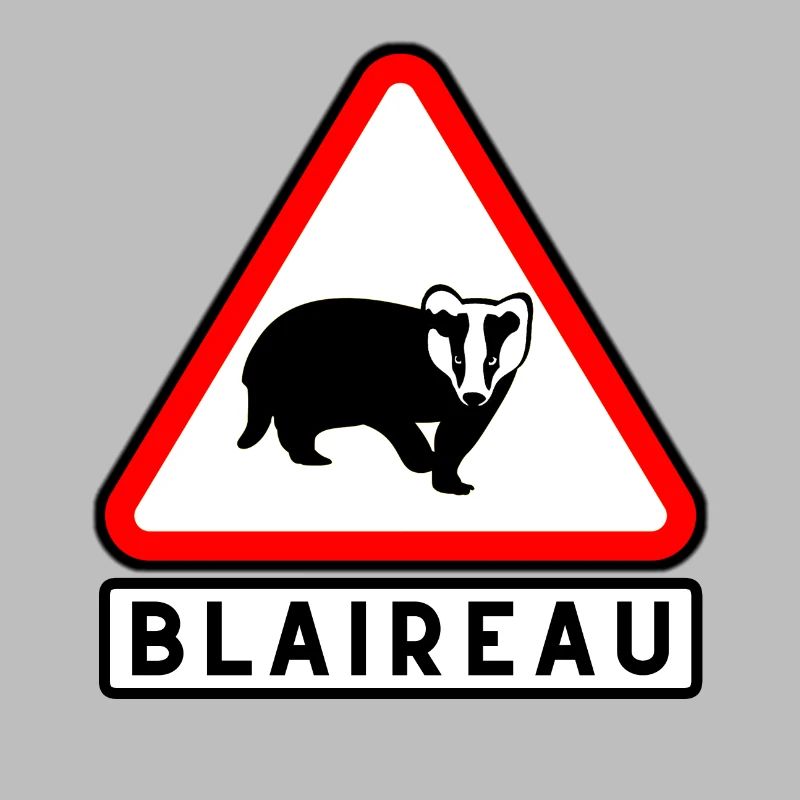 Blaireau Triangle Avertissement