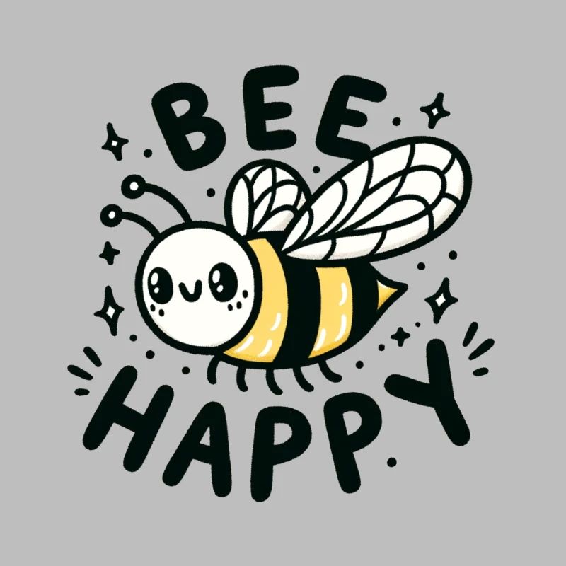 Abeille heureuse