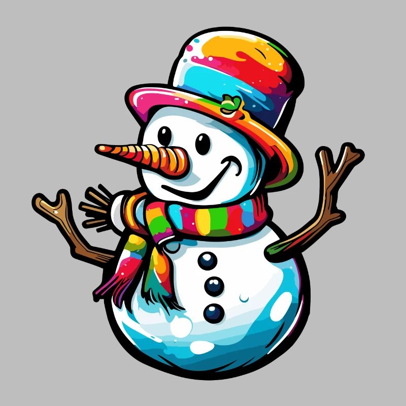 Snowman / Winter / Snow / Comic / Cold