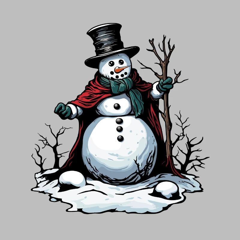 Snowman / Winter / Snow / Comic / Cold
