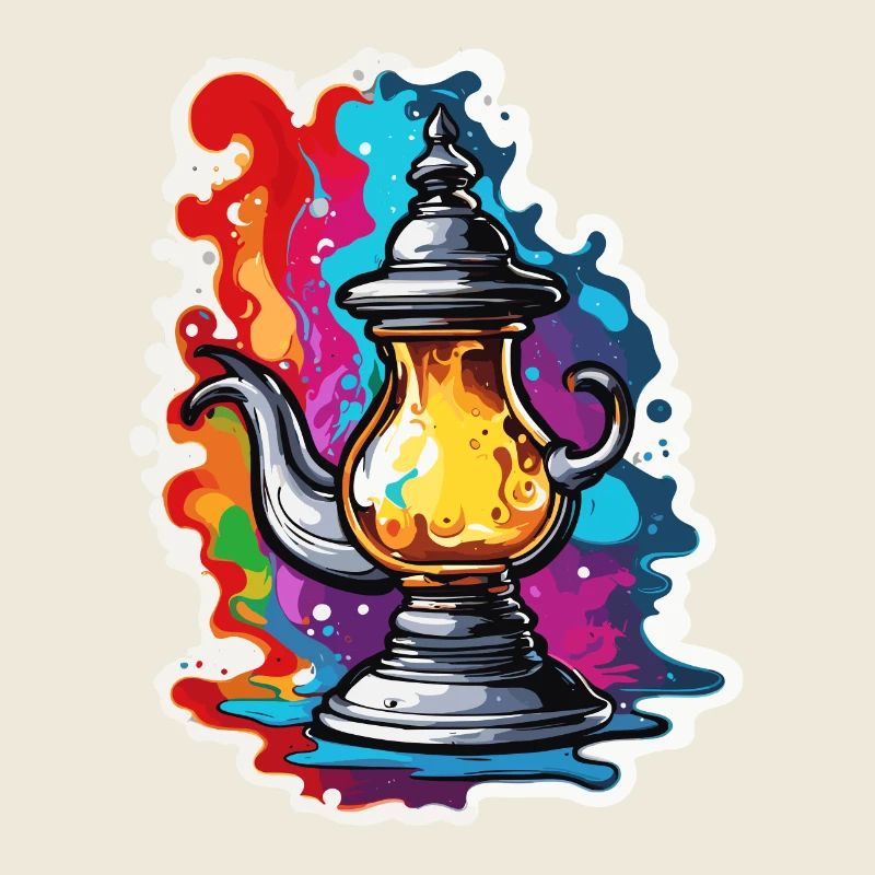 Magic Lamp / Wishes /Orient / Miracle / Genius