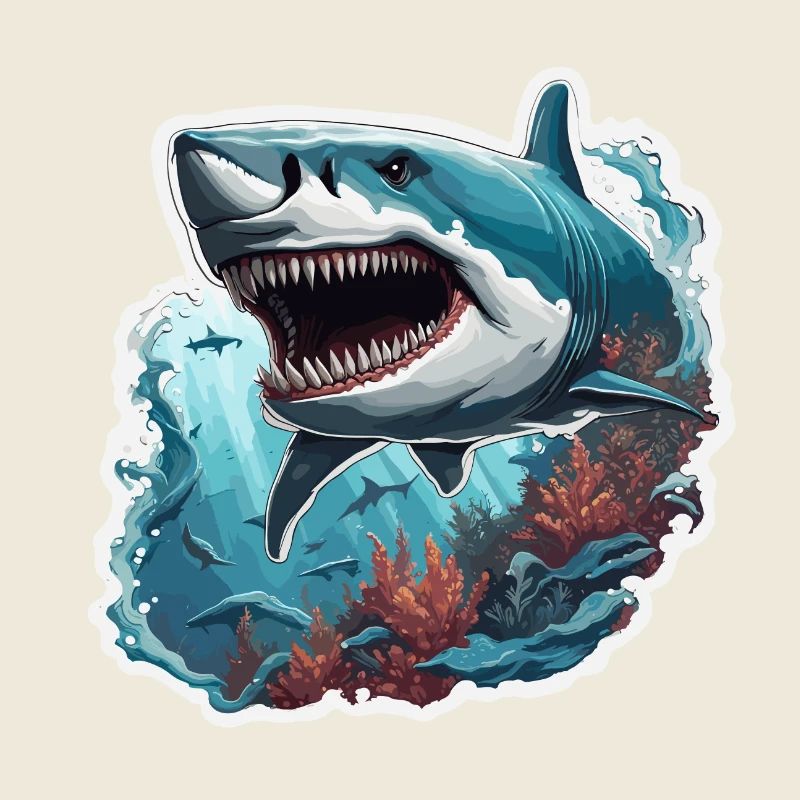 Requin / Faune / Sous-marin / Mer / Océan