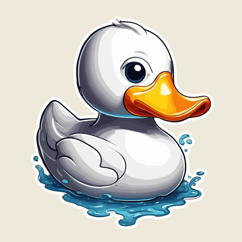 Canard en caoutchouc / canard en caoutchouc / eau / baignoire