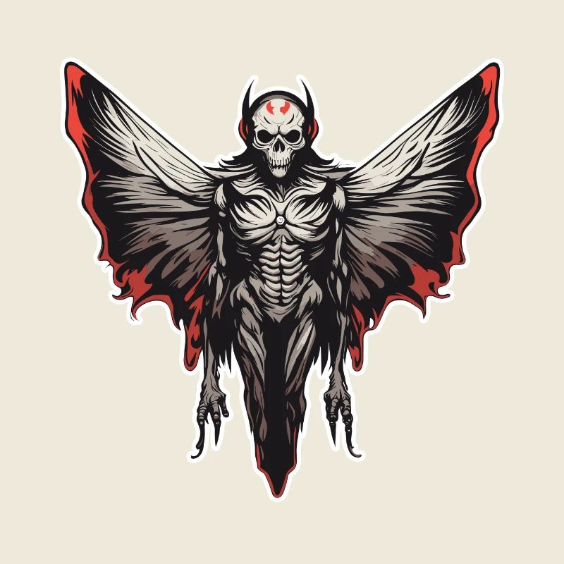 Mothman / Moth / Insect / Mythical Creature / Flutter