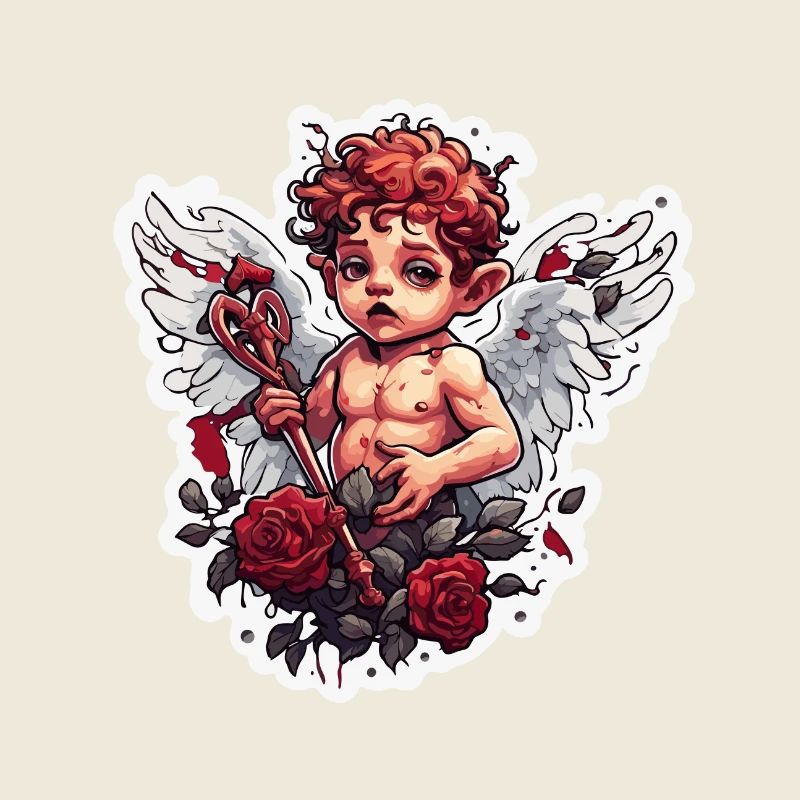 Cupidon / Amour / Flèche / Coeur / Saint Valentin