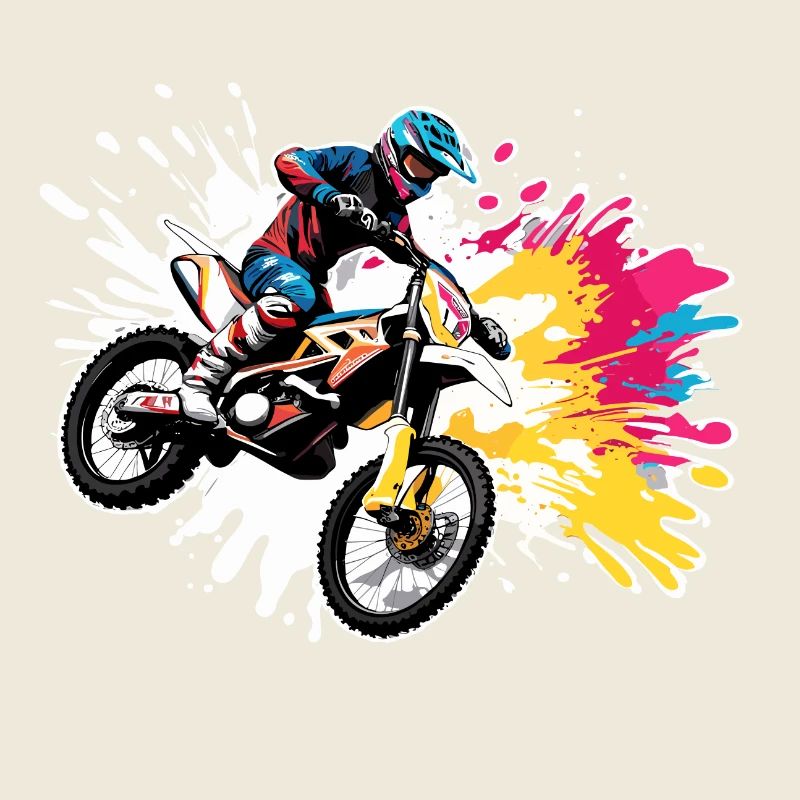 Biker / Motorcycle Rider / Biker / Two-Wheeler / Cross