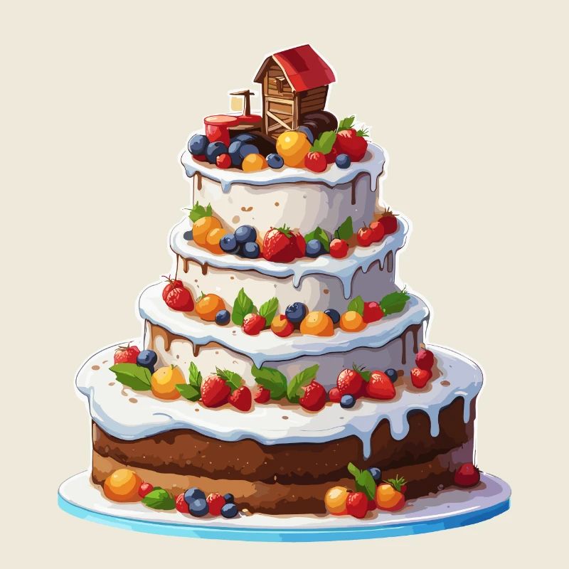 Gâteau d’anniversaire / Gâteau / Joyeux anniversaire / Gâteau