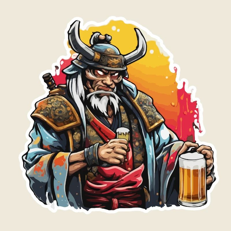 Samurai / Japanisch / Harakiri / Katana / Mann