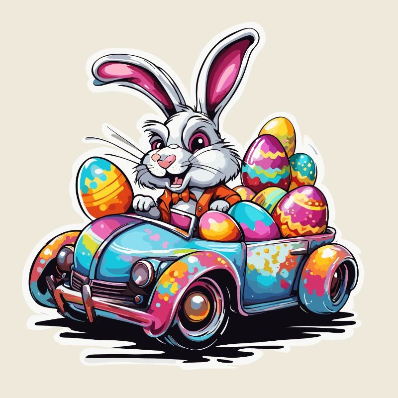 Lapin de Pâques / Pâques / Oeufs / Vacances / Pâques