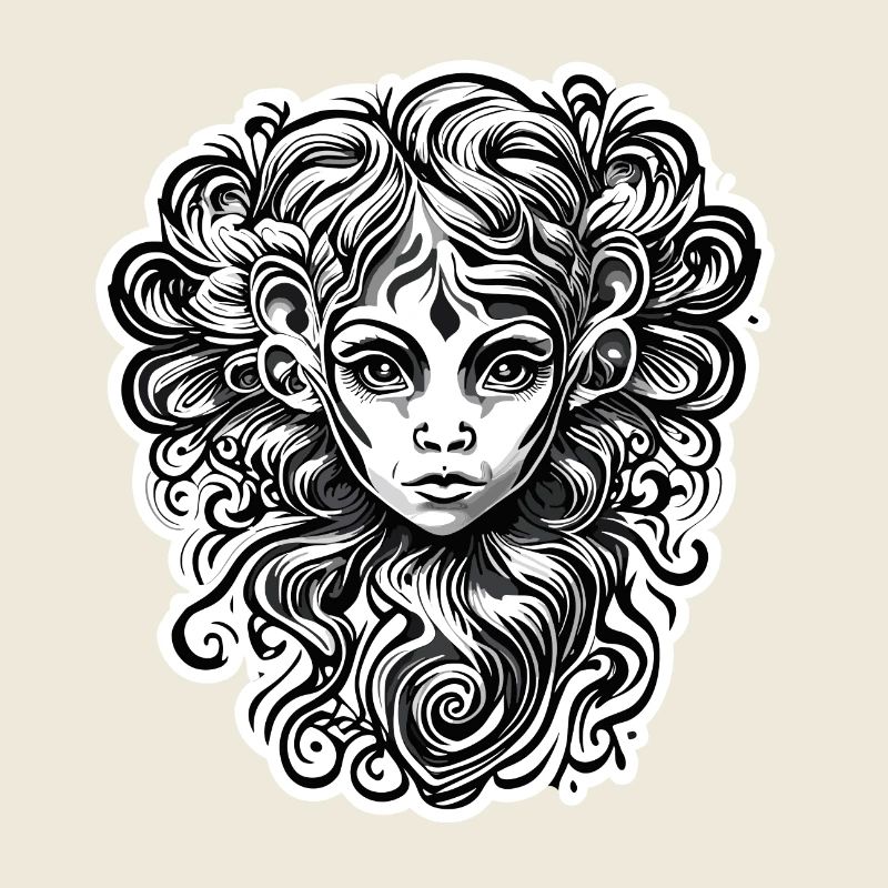 Singe mignon / Fille de singe / Mignon / noeud de cheveux