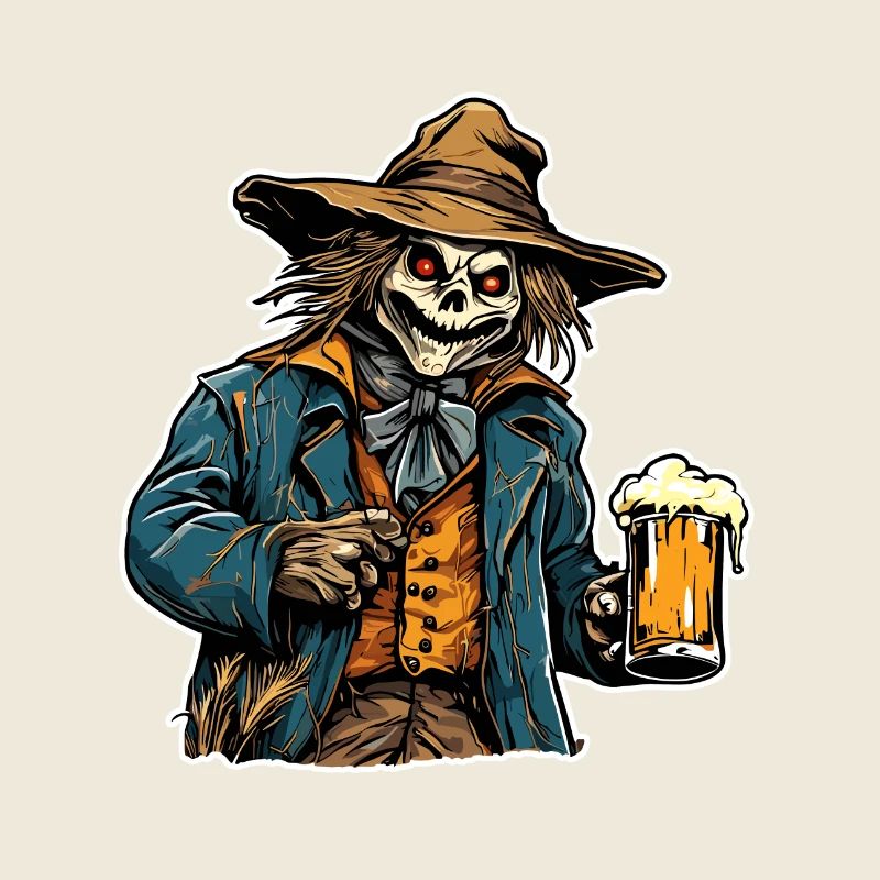 Vogelscheuche / Erntehelfer / Maisfeld / Feld