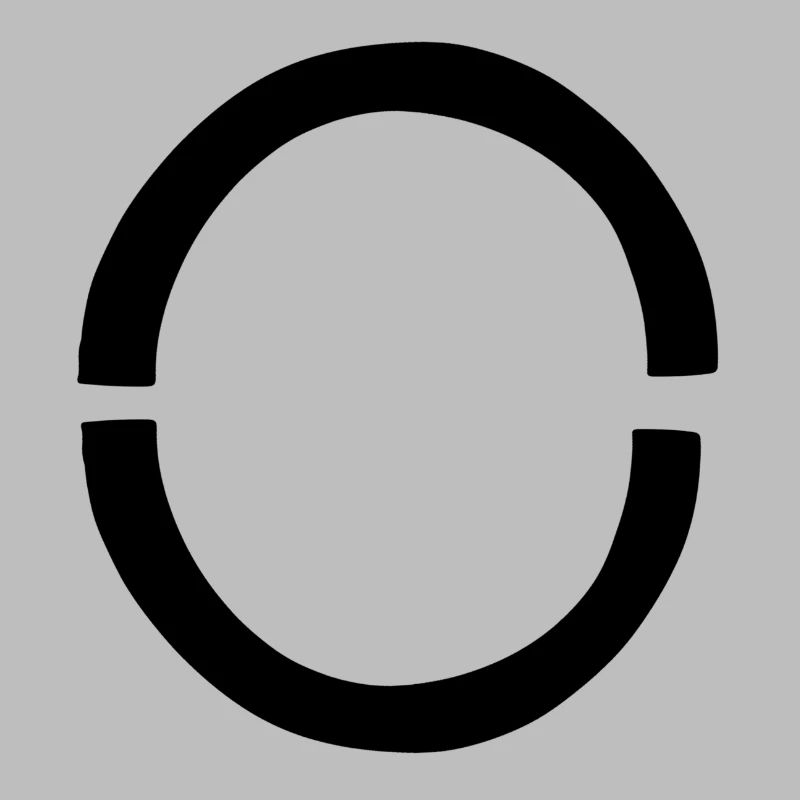 zwei bogen form symbol formen