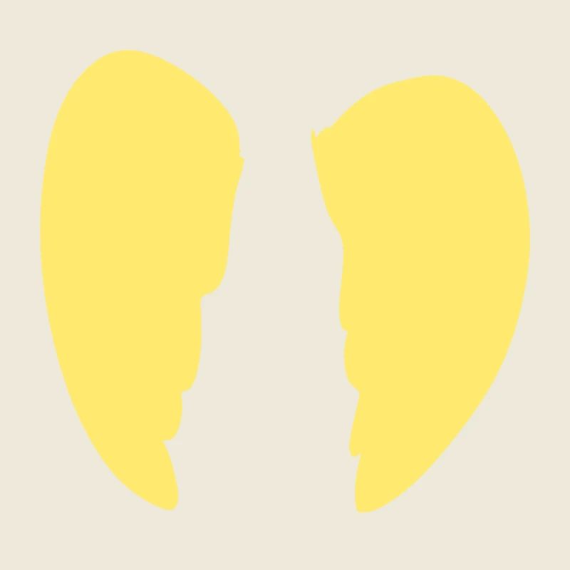 Ailes Symbole Ange Forme Jaune