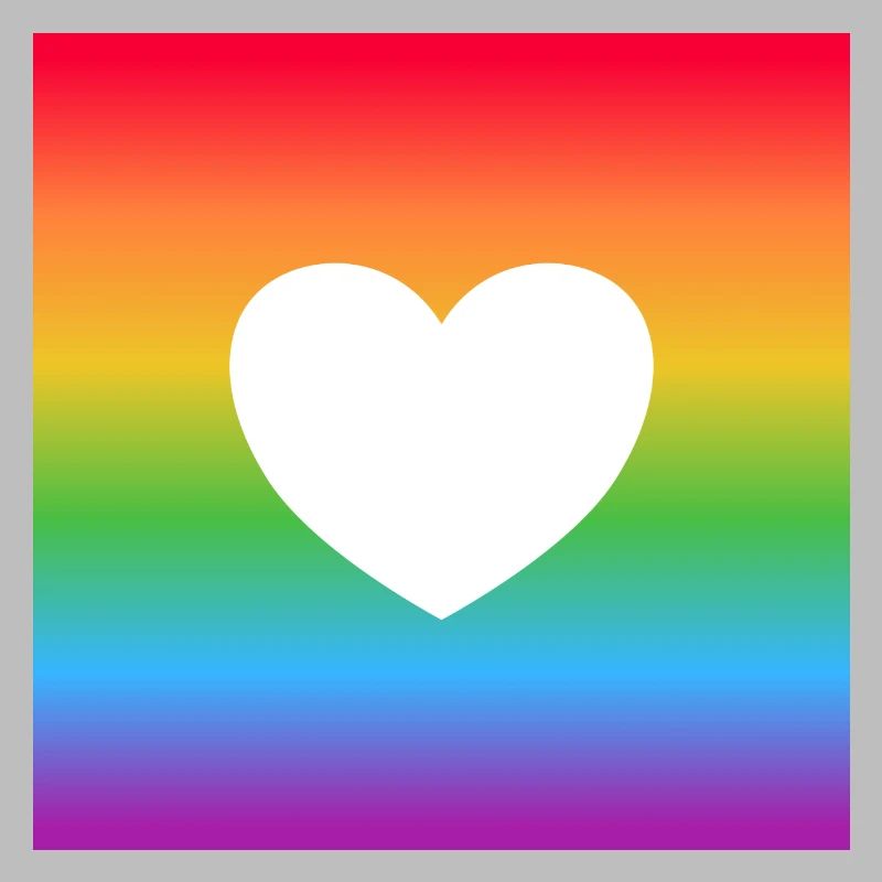 Rainbow heart