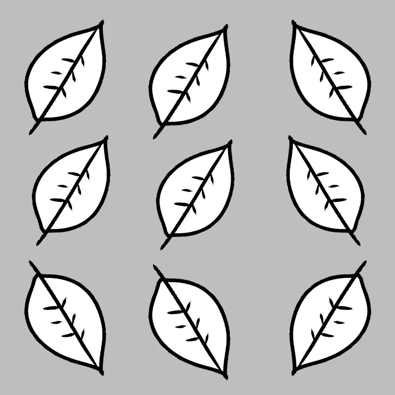 Pattern Leaf Leaves Frame Shape Nature