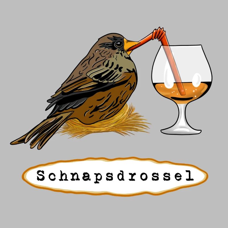 Stößchen! Schnapsdrossel