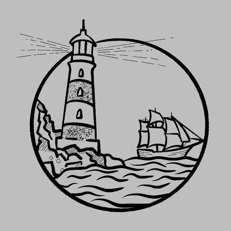 Leuchtturm Schiff