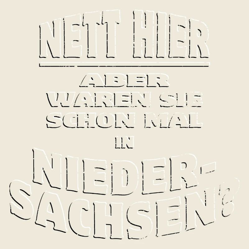 Nett Hier NIEDERSACHSEN Rundbogen embossed