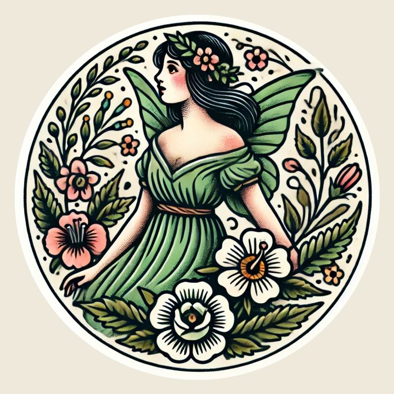 Illustration de fée de la forêt enchantée