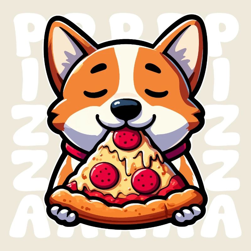 Corgi Pizza Délice