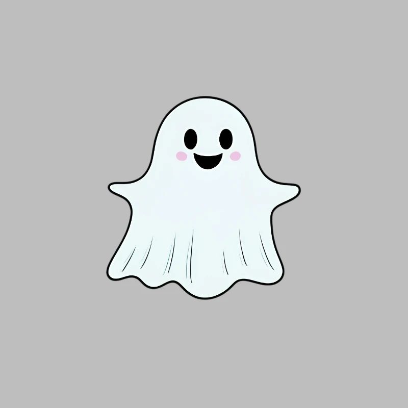 Cuddly Ghost Friend Cute Ghost