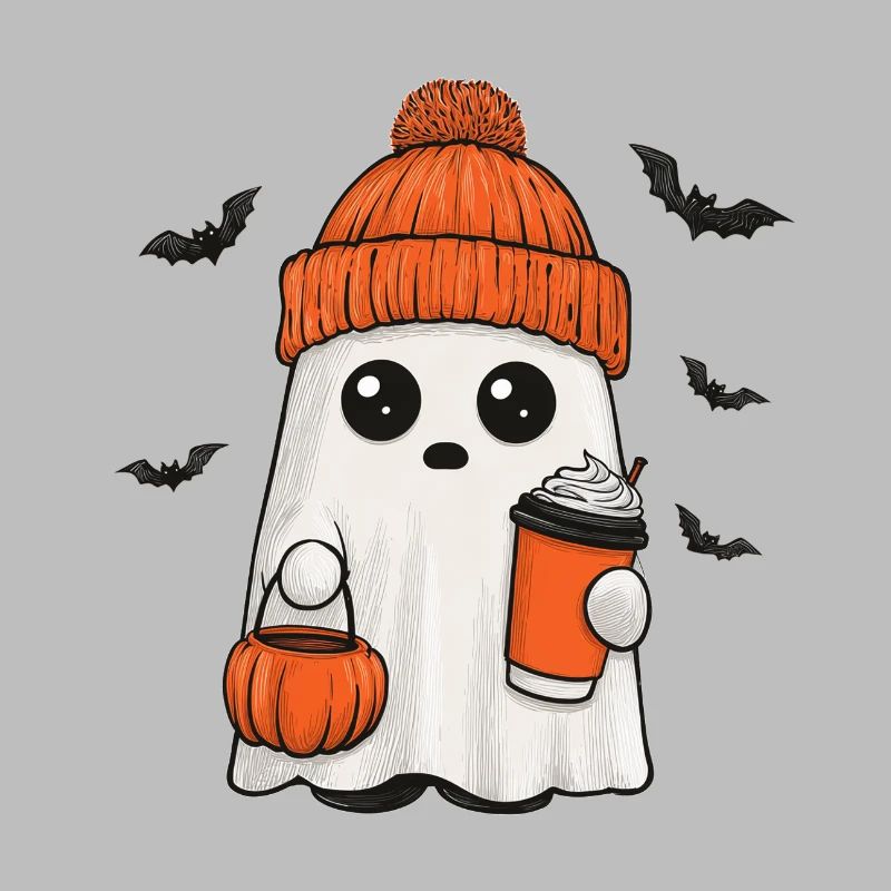 fantôme mignon pour Halloween