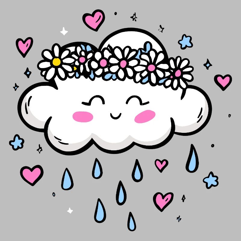 Cloud Wreath Rain Love