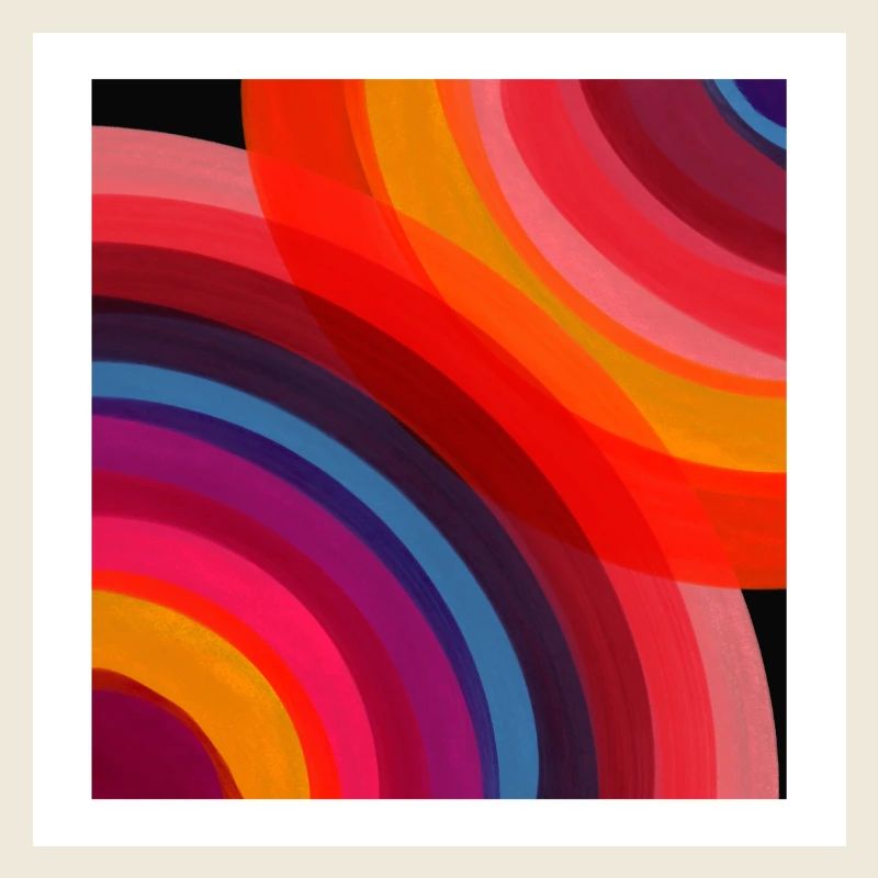 Abstrakter Regenbogen