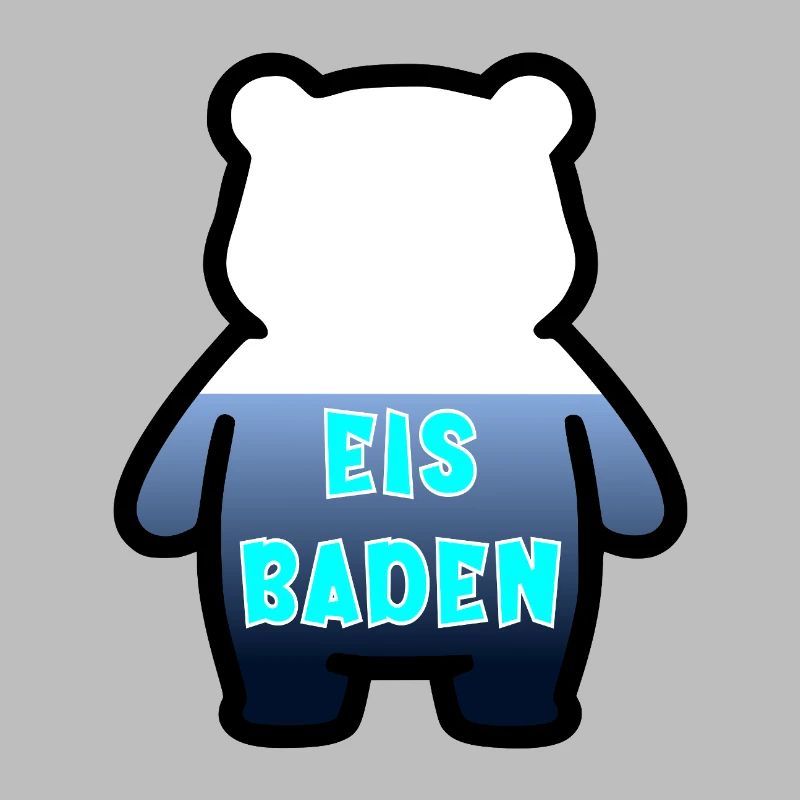 Eisbaden Bär